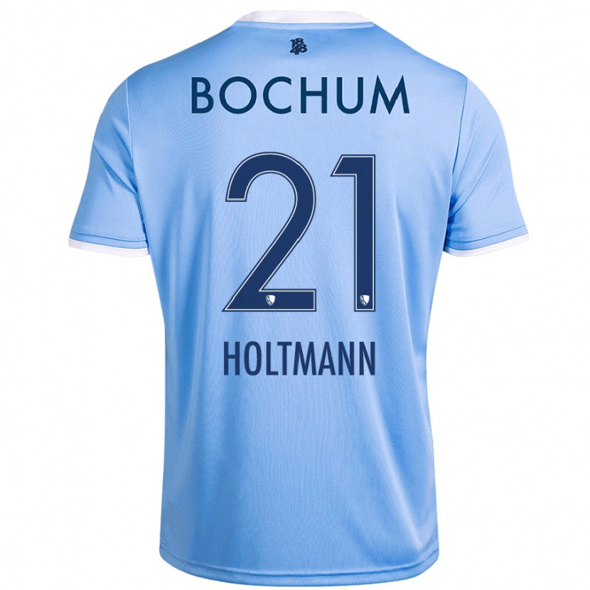 Danxen Dětské Gerrit Holtmann #21 Nebesky Modrá Daleko Hráčské Dresy 2024/25 Dres
