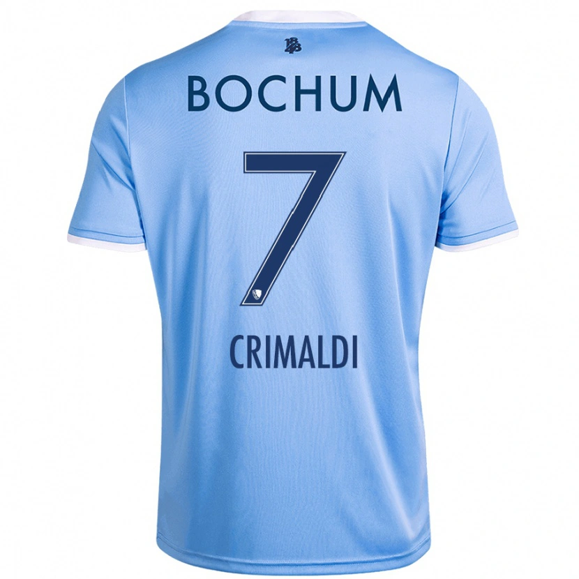 Danxen Dětské Alessandro Crimaldi #7 Nebesky Modrá Daleko Hráčské Dresy 2024/25 Dres
