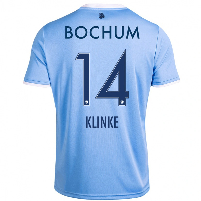 Danxen Dětské Niklas Klinke #14 Nebesky Modrá Daleko Hráčské Dresy 2024/25 Dres