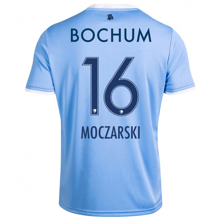 Danxen Dětské Anna Moczarski #16 Nebesky Modrá Daleko Hráčské Dresy 2024/25 Dres
