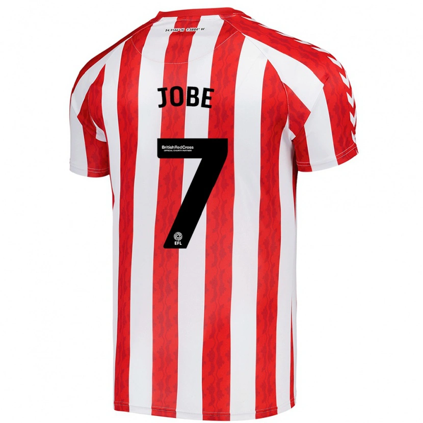 Danxen Pánské Jobe Bellingham #7 Červená Bílá Domů Hráčské Dresy 2024/25 Dres