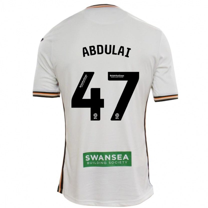 Danxen Pánské Azeem Abdulai #47 Bílý Domů Hráčské Dresy 2024/25 Dres