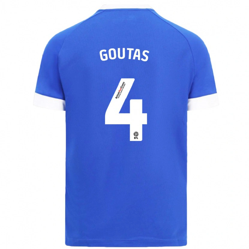 Danxen Pánské Dimitrios Goutas #4 Nebesky Modrá Domů Hráčské Dresy 2024/25 Dres