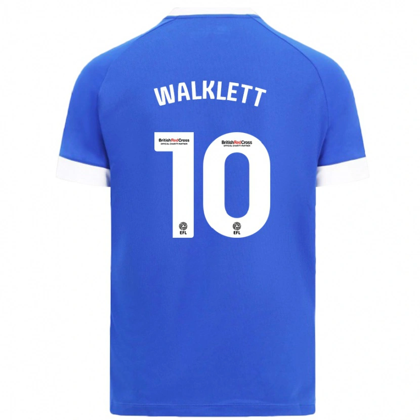 Danxen Pánské Kerry Walklett #10 Nebesky Modrá Domů Hráčské Dresy 2024/25 Dres