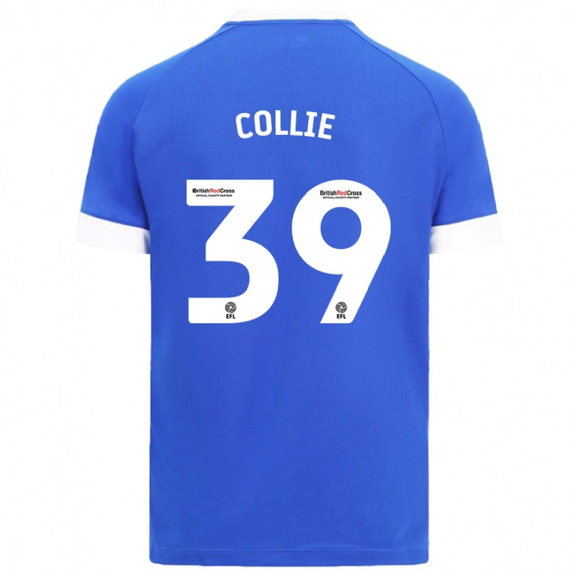 Danxen Pánské Eliza Collie #39 Nebesky Modrá Domů Hráčské Dresy 2024/25 Dres