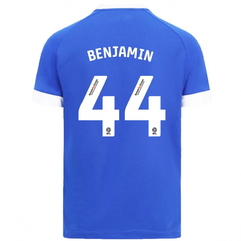 Danxen Pánské Xavier Benjamin #44 Nebesky Modrá Domů Hráčské Dresy 2024/25 Dres