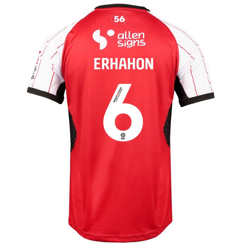 Danxen Pánské Ethan Erhahon #6 Bílý Domů Hráčské Dresy 2024/25 Dres