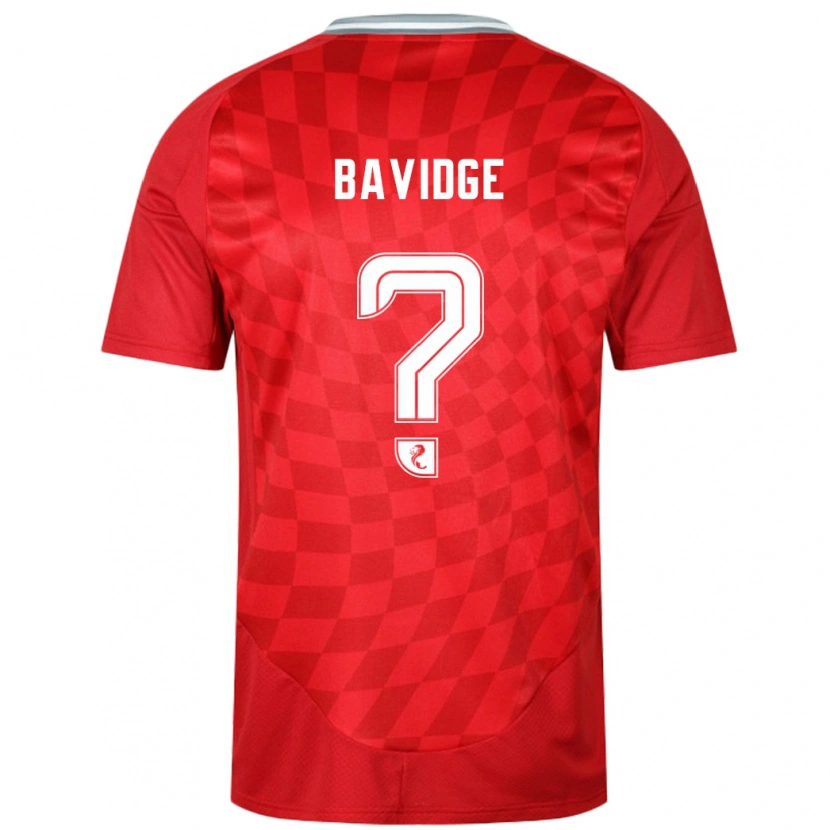 Danxen Pánské Alfie Bavidge #0 Červený Domů Hráčské Dresy 2024/25 Dres