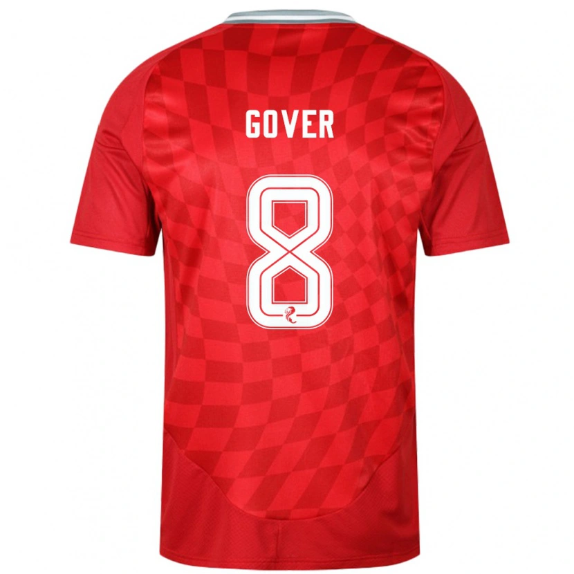 Danxen Pánské Chloe Gover #8 Červený Domů Hráčské Dresy 2024/25 Dres