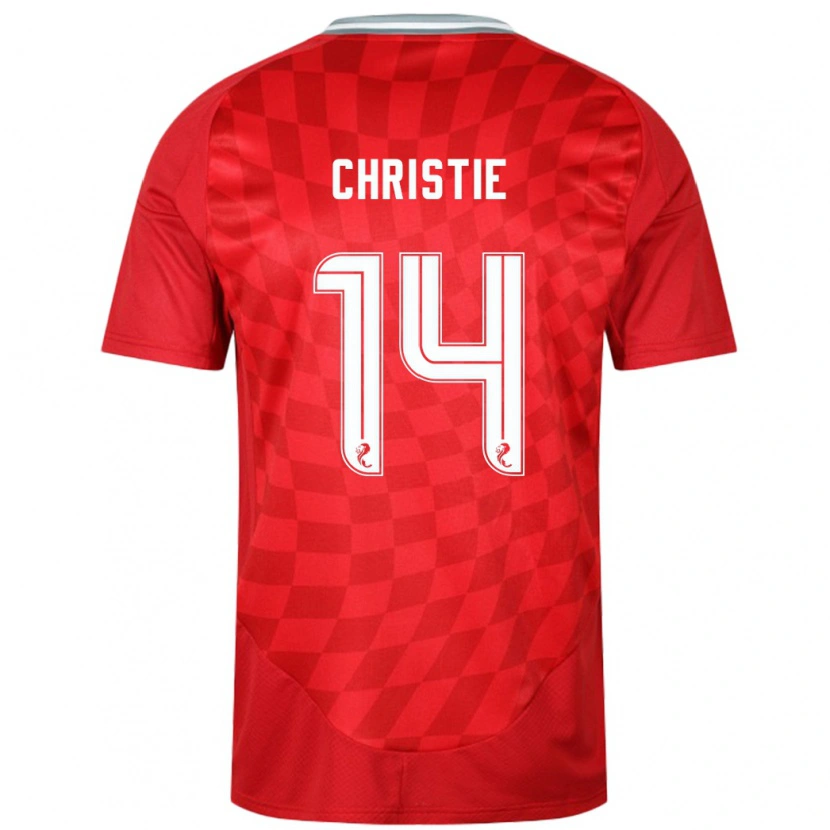 Danxen Pánské Mya Christie #14 Červený Domů Hráčské Dresy 2024/25 Dres
