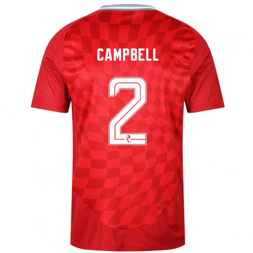 Danxen Pánské Loren Campbell #2 Červený Domů Hráčské Dresy 2024/25 Dres