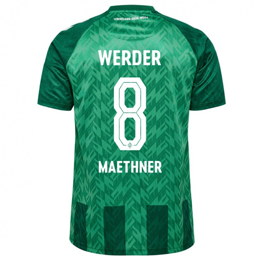Danxen Pánské Finn Maethner #8 Zelený Domů Hráčské Dresy 2024/25 Dres
