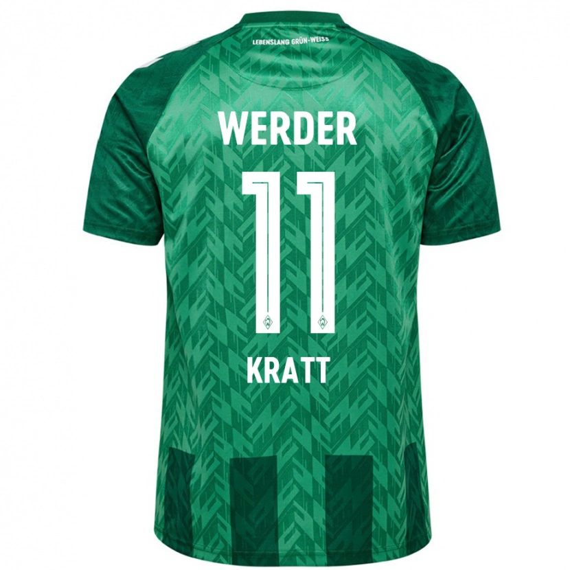 Danxen Pánské Ronan Kratt #11 Zelený Domů Hráčské Dresy 2024/25 Dres