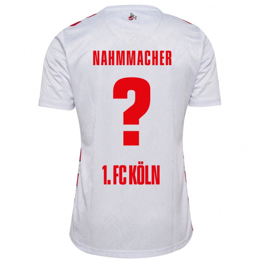Danxen Pánské Emil Nahmmacher #0 Bílá Červená Domů Hráčské Dresy 2024/25 Dres