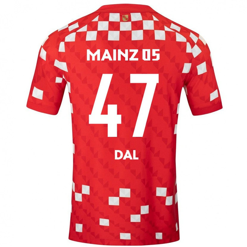 Danxen Pánské Maxim Dal #47 Bílá Červená Domů Hráčské Dresy 2024/25 Dres