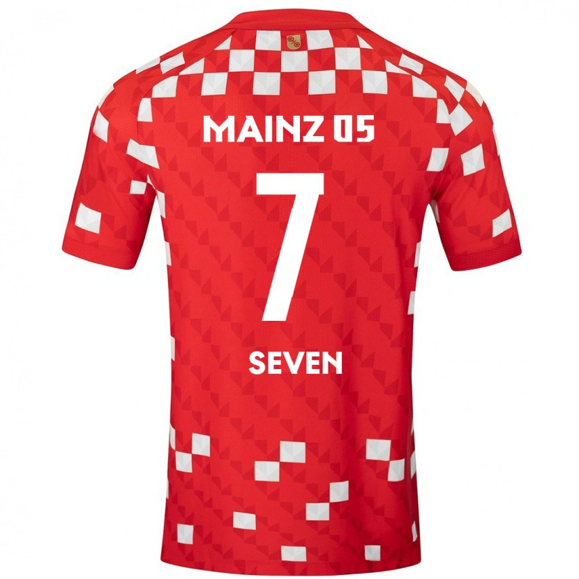 Danxen Pánské Justin Seven #7 Bílá Červená Domů Hráčské Dresy 2024/25 Dres