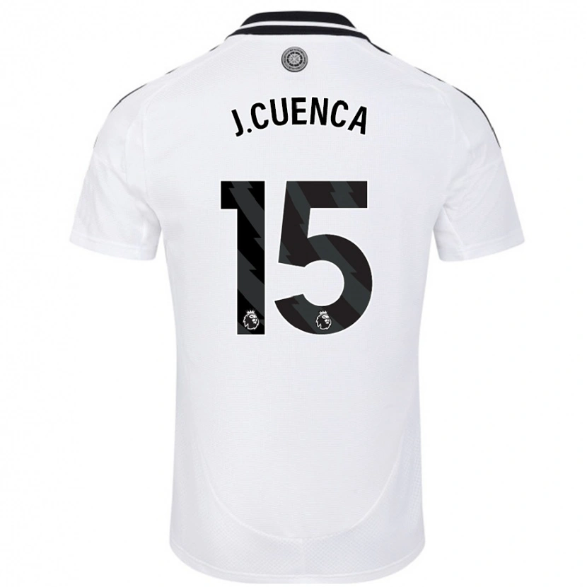 Danxen Pánské Jorge Cuenca #15 Bílý Domů Hráčské Dresy 2024/25 Dres