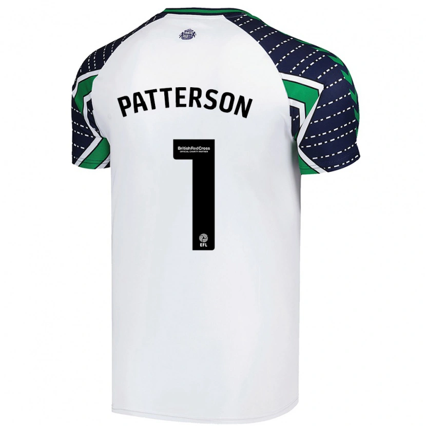 Danxen Pánské Anthony Patterson #1 Bílý Daleko Hráčské Dresy 2024/25 Dres