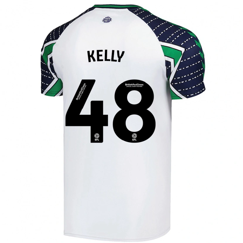 Danxen Pánské Caden Kelly #48 Bílý Daleko Hráčské Dresy 2024/25 Dres