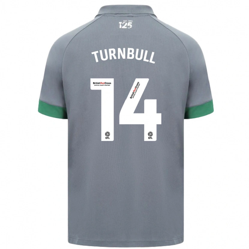 Danxen Pánské David Turnbull #14 Tmavě Šedá Daleko Hráčské Dresy 2024/25 Dres