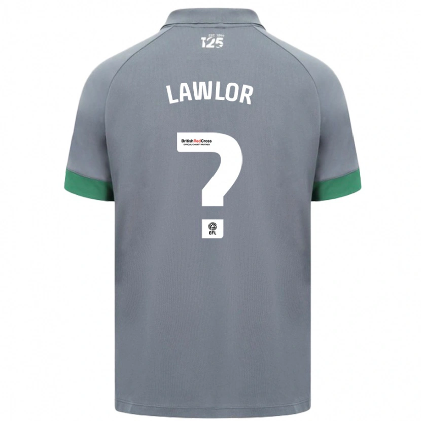 Danxen Pánské Dylan Lawlor #0 Tmavě Šedá Daleko Hráčské Dresy 2024/25 Dres