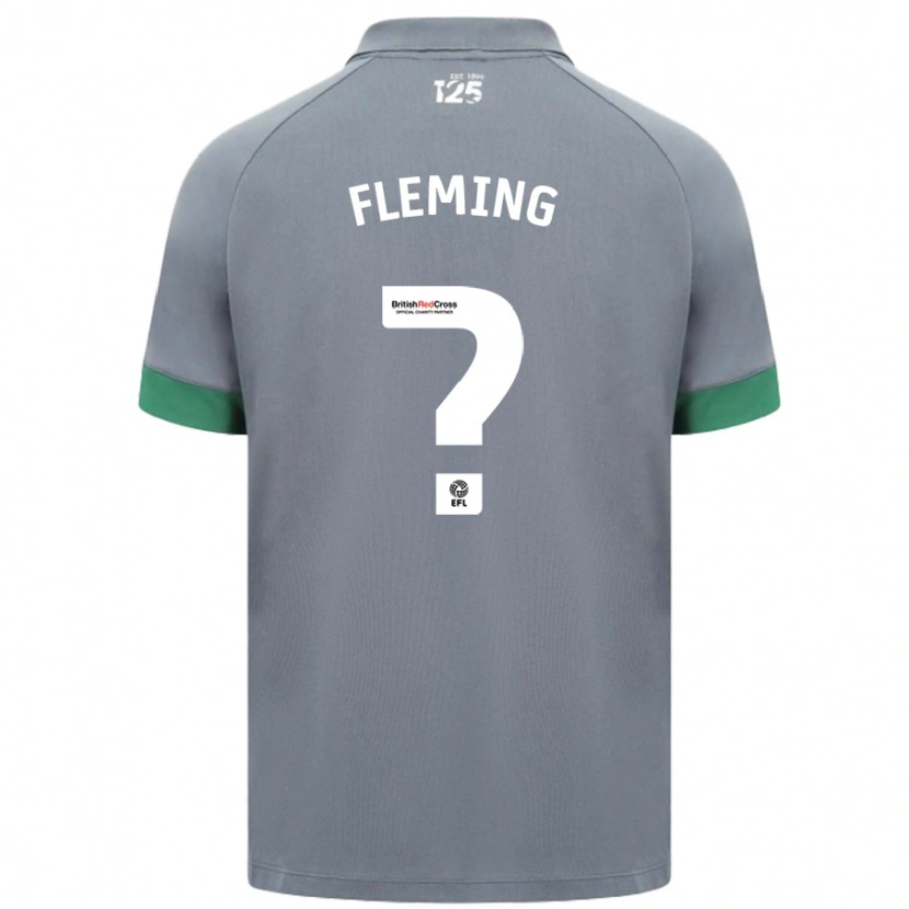 Danxen Pánské Cole Fleming #0 Tmavě Šedá Daleko Hráčské Dresy 2024/25 Dres
