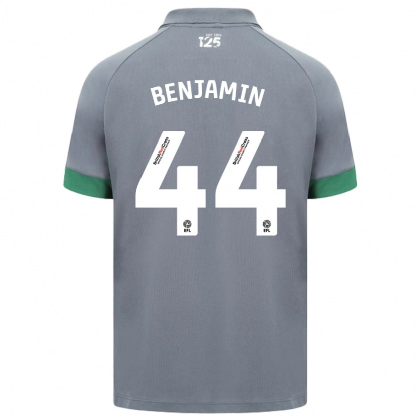 Danxen Pánské Xavier Benjamin #44 Tmavě Šedá Daleko Hráčské Dresy 2024/25 Dres