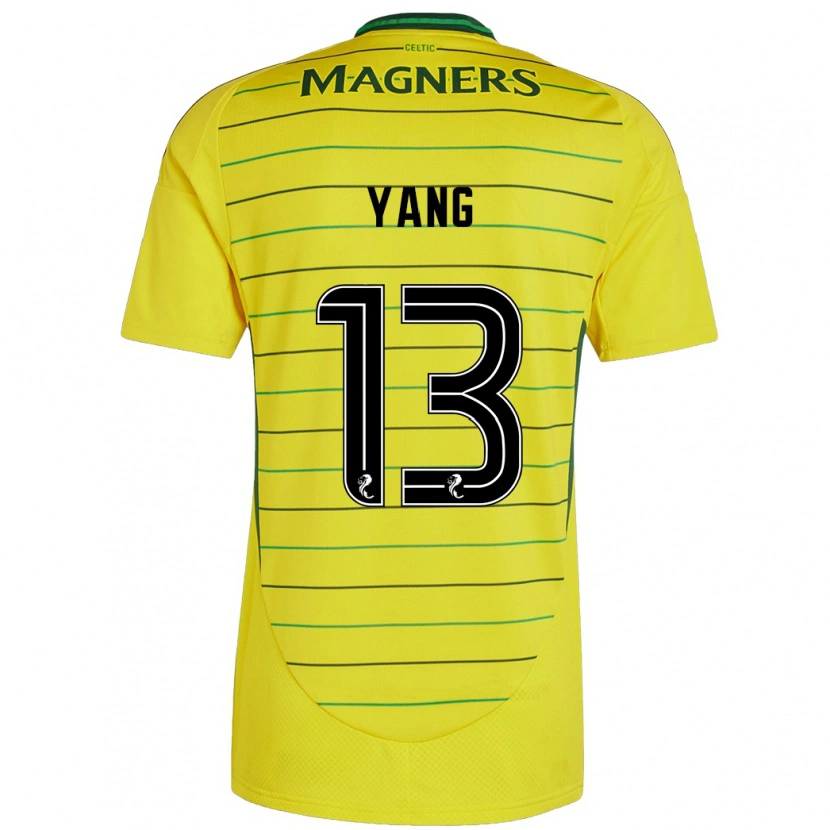 Danxen Pánské Hyun-Jun Yang #13 Žluť Daleko Hráčské Dresy 2024/25 Dres