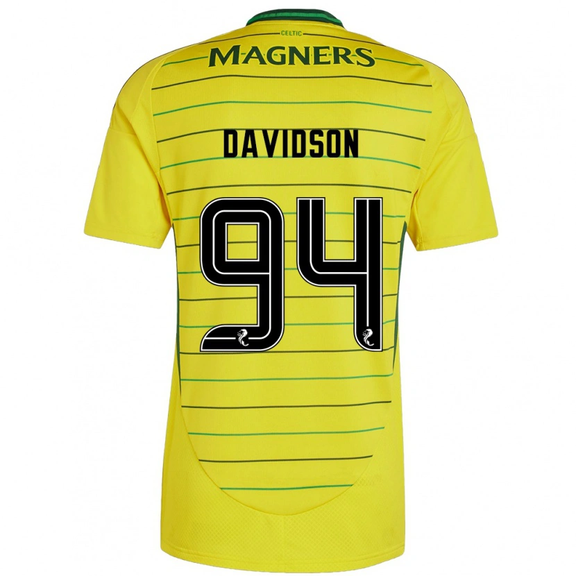 Danxen Pánské Bruno Davidson #94 Žluť Daleko Hráčské Dresy 2024/25 Dres