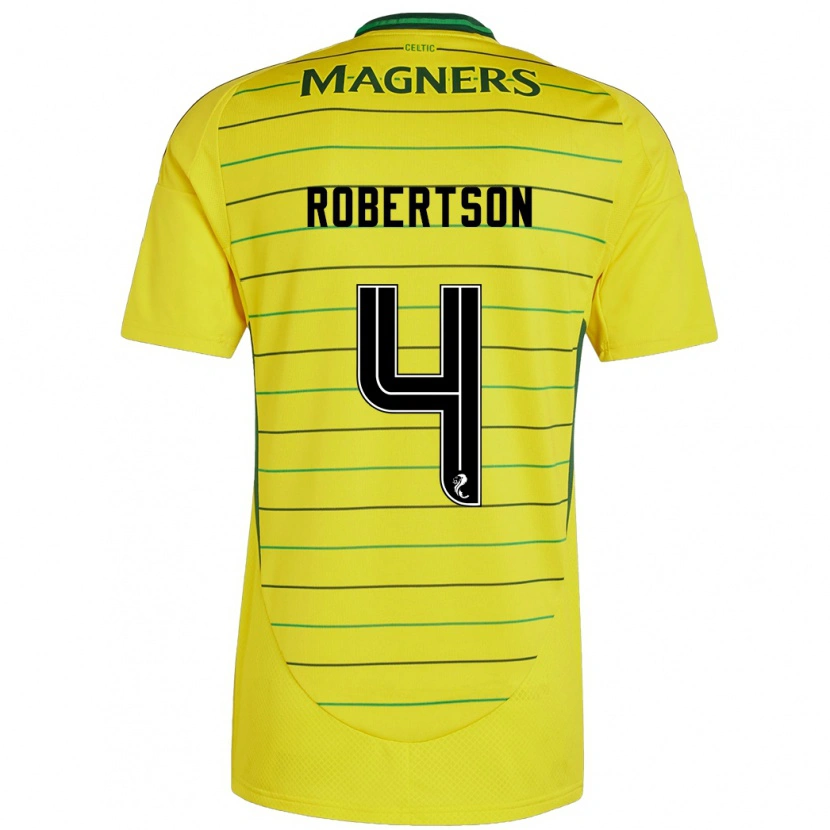 Danxen Pánské Lisa Robertson #4 Žluť Daleko Hráčské Dresy 2024/25 Dres