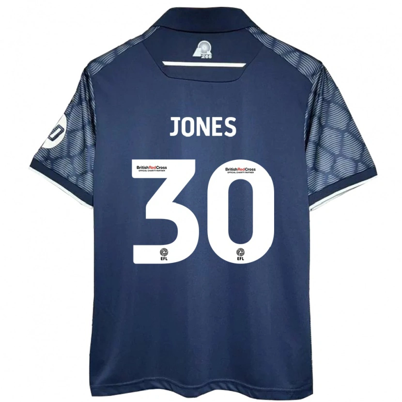 Danxen Pánské James Jones #30 Černý Daleko Hráčské Dresy 2024/25 Dres
