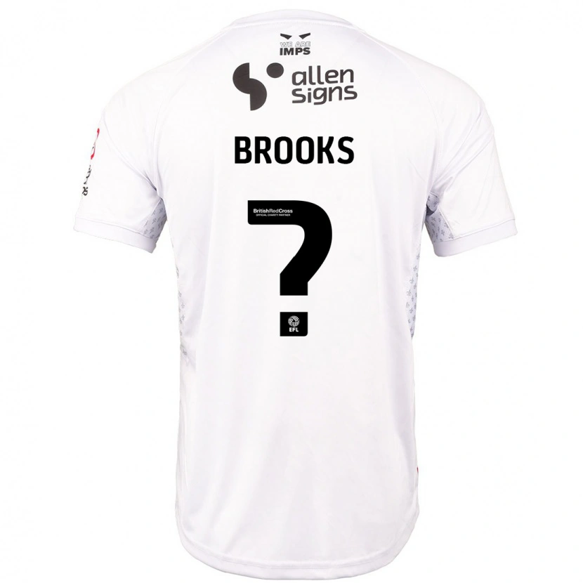 Danxen Pánské Billy Brooks #0 Červená Bílá Daleko Hráčské Dresy 2024/25 Dres
