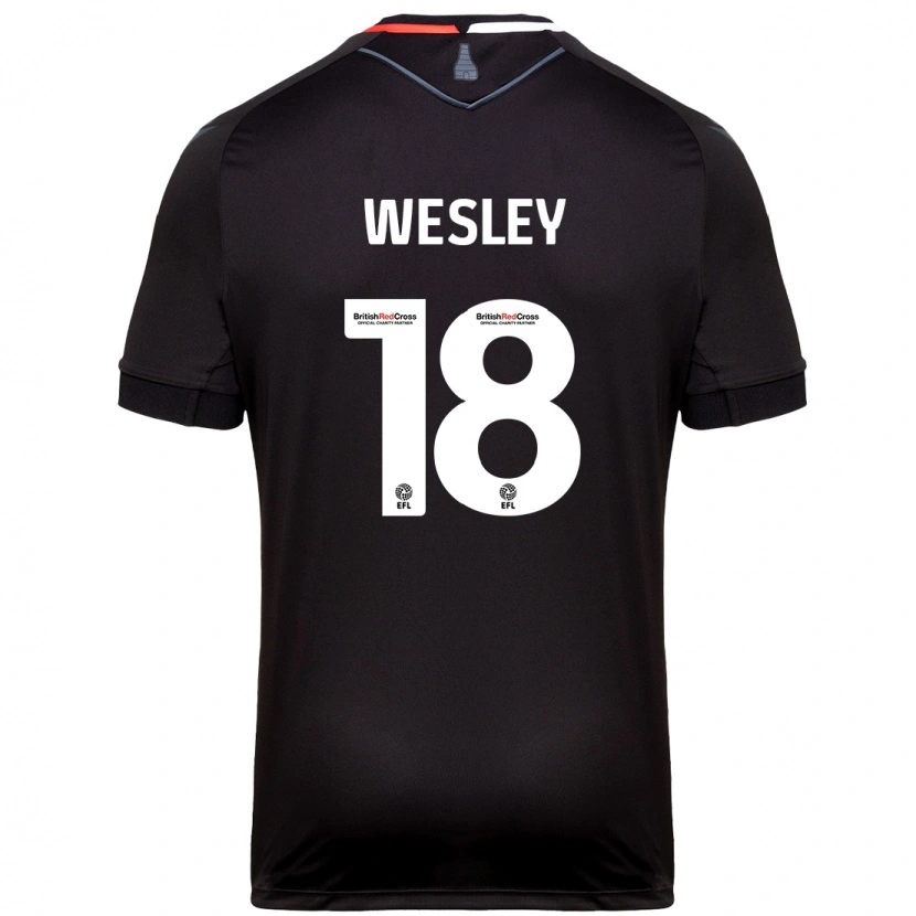 Danxen Pánské Wesley Moraes #18 Černý Daleko Hráčské Dresy 2024/25 Dres
