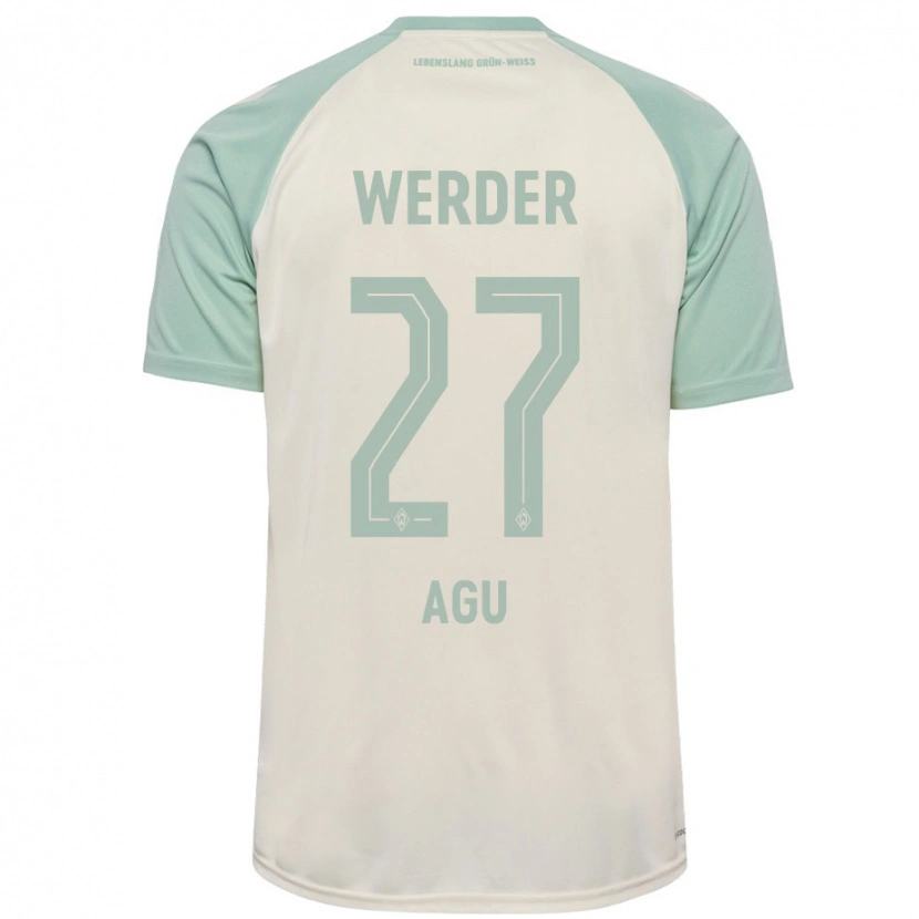 Danxen Pánské Felix Agu #27 Šedobílá Světle Zelená Daleko Hráčské Dresy 2024/25 Dres