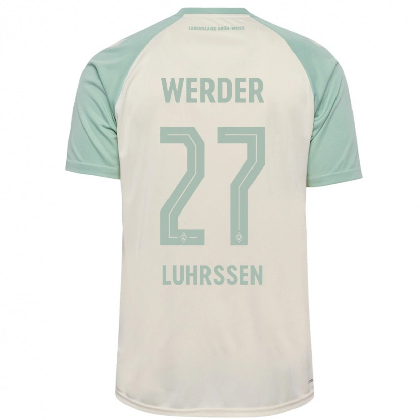 Danxen Pánské Nina Luhrssen #27 Šedobílá Světle Zelená Daleko Hráčské Dresy 2024/25 Dres