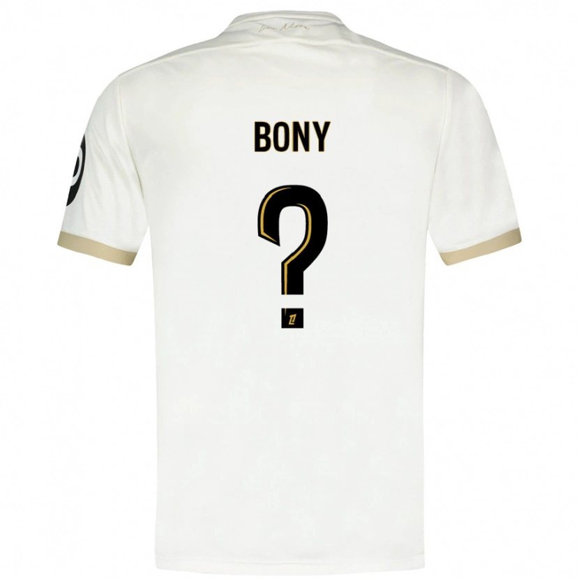 Danxen Pánské Geoffroy Bony #0 Bílé Zlato Daleko Hráčské Dresy 2024/25 Dres