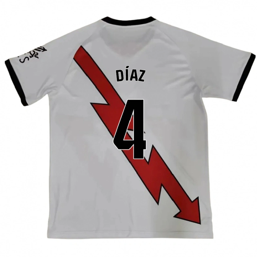 Danxen Pánské Pedro Díaz #4 Červený Daleko Hráčské Dresy 2024/25 Dres