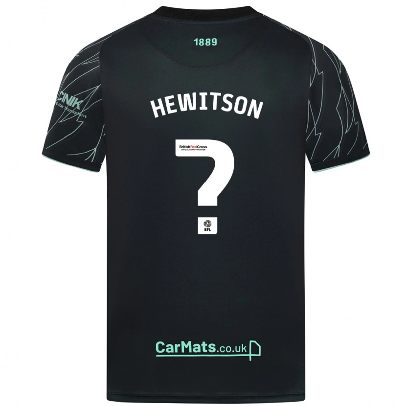 Danxen Pánské Coby Hewitson #0 Černo Zelená Daleko Hráčské Dresy 2024/25 Dres