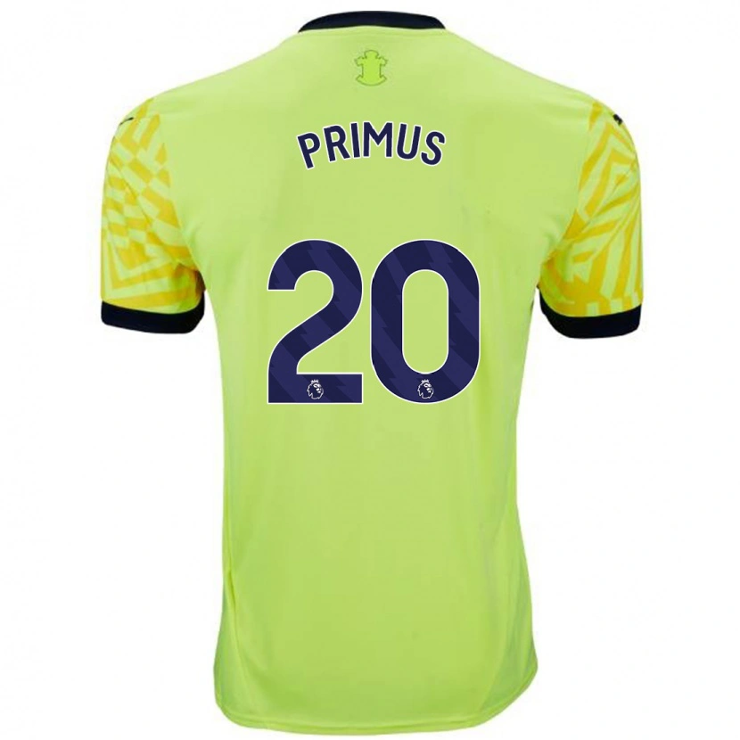 Danxen Pánské Atlanta Primus #20 Žluť Daleko Hráčské Dresy 2024/25 Dres