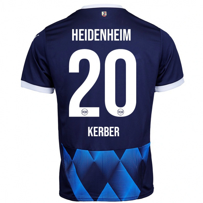Danxen Pánské Luca Kerber #20 Tmavě Tmavě Modrá Daleko Hráčské Dresy 2024/25 Dres