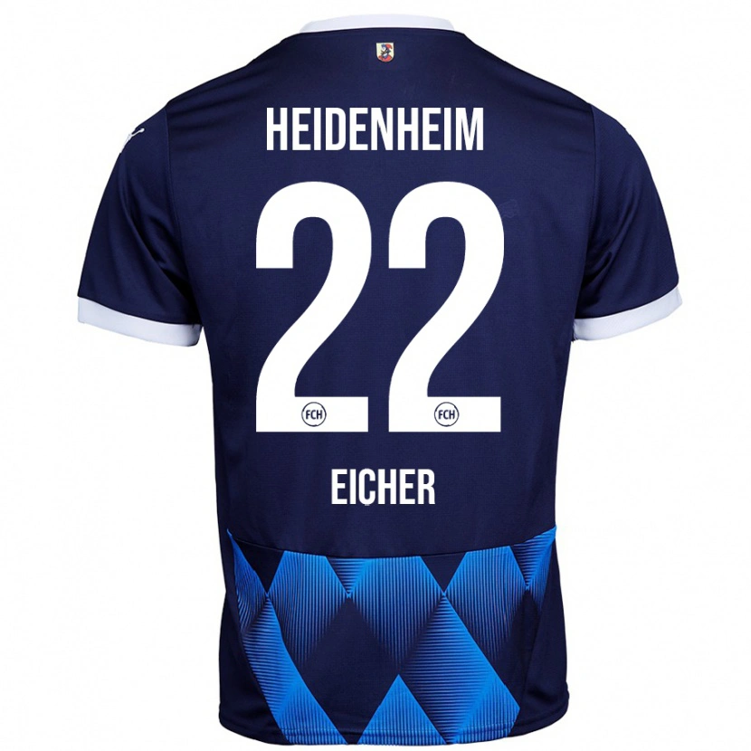 Danxen Pánské Vitus Eicher #22 Tmavě Tmavě Modrá Daleko Hráčské Dresy 2024/25 Dres