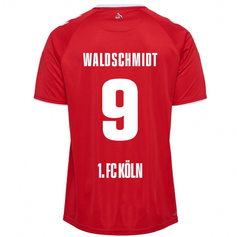 Danxen Pánské Luca Waldschmidt #9 Červená Bílá Daleko Hráčské Dresy 2024/25 Dres