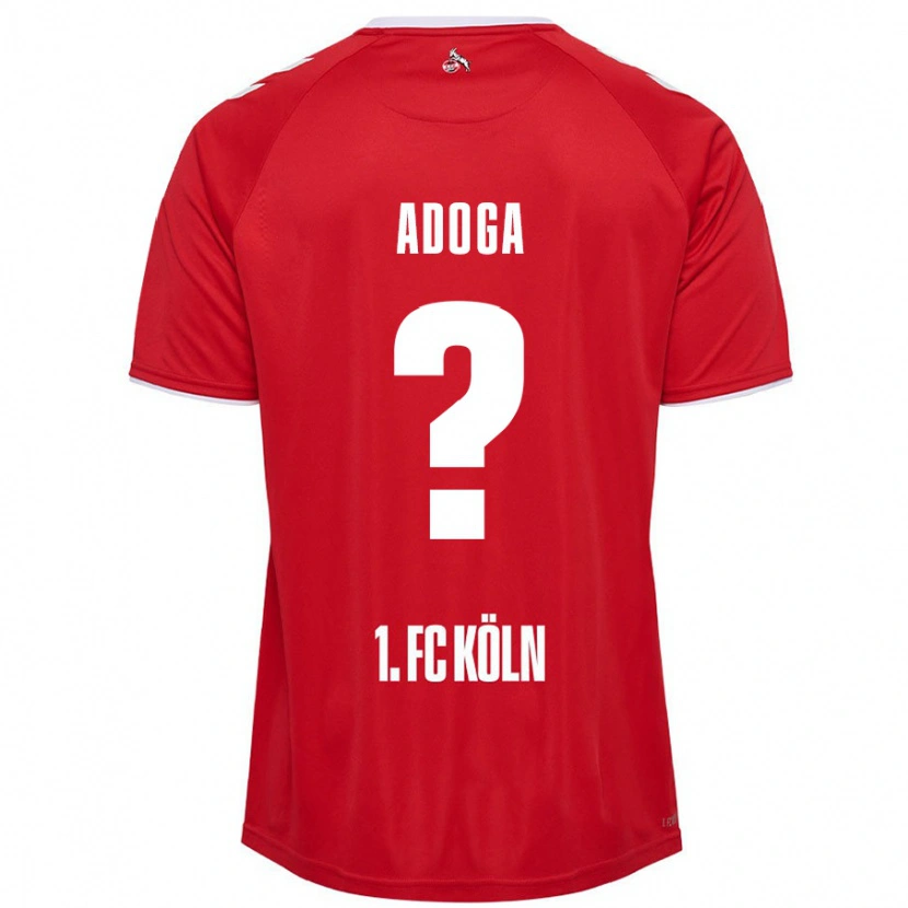 Danxen Pánské Brian Adoga #0 Červená Bílá Daleko Hráčské Dresy 2024/25 Dres