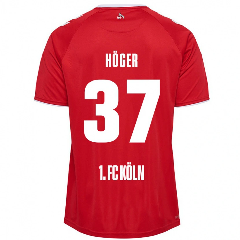 Danxen Pánské Marco Höger #37 Červená Bílá Daleko Hráčské Dresy 2024/25 Dres