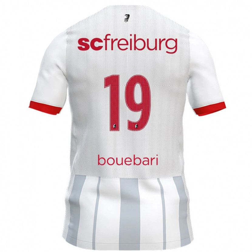 Danxen Pánské Franci Bouebari #19 Bílá Šedá Daleko Hráčské Dresy 2024/25 Dres