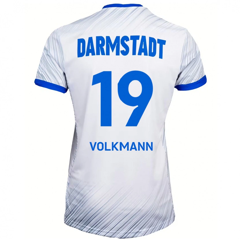 Danxen Pánské Japhet Volkmann #19 Bílá Modrá Daleko Hráčské Dresy 2024/25 Dres