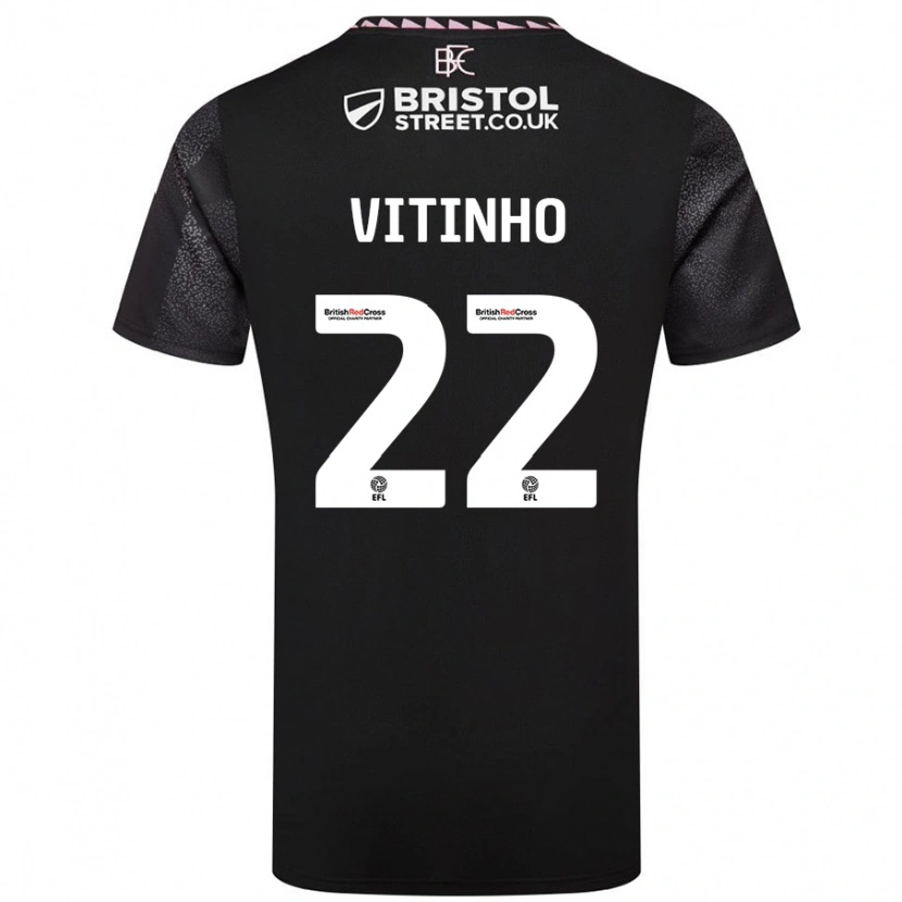 Danxen Pánské Vitinho #22 Černý Daleko Hráčské Dresy 2024/25 Dres