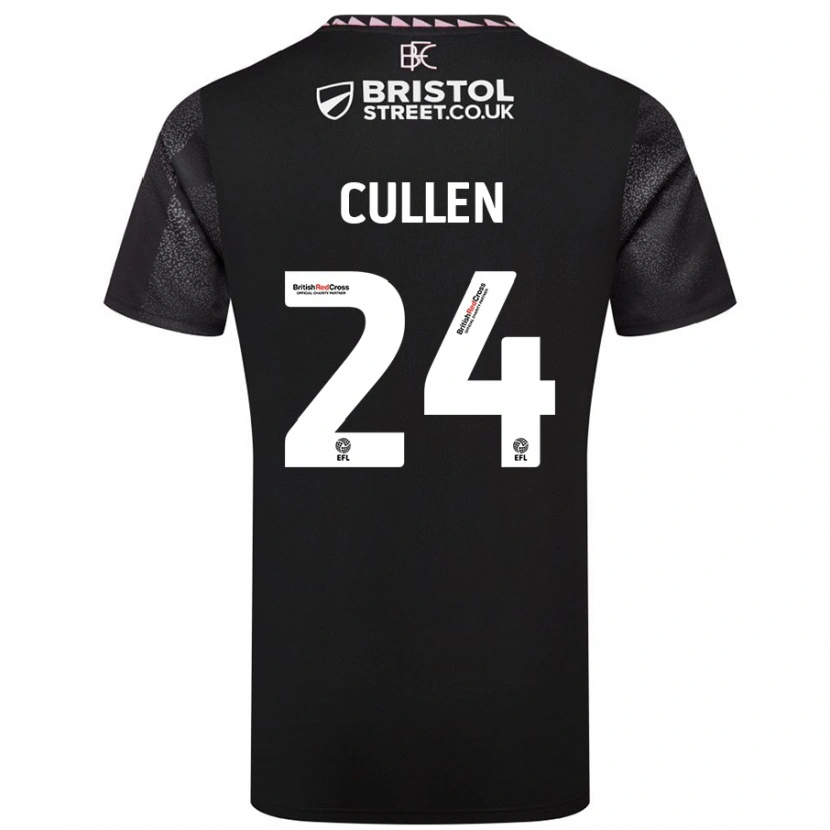 Danxen Pánské Josh Cullen #24 Černý Daleko Hráčské Dresy 2024/25 Dres
