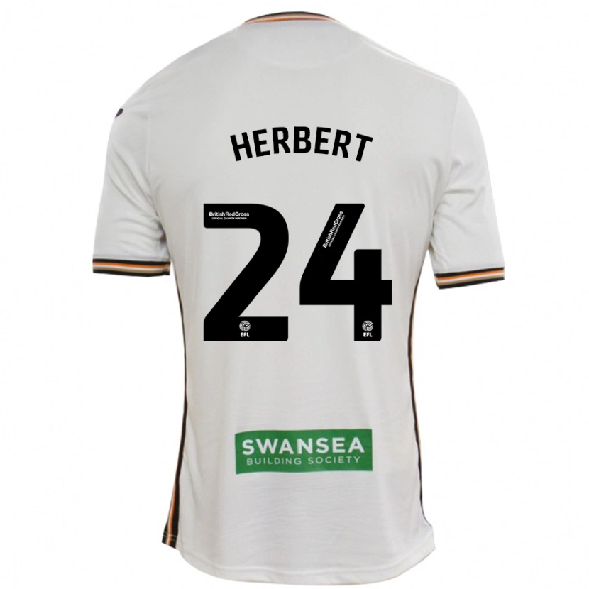 Danxen Dámské Chelsea Herbert #24 Bílý Domů Hráčské Dresy 2024/25 Dres