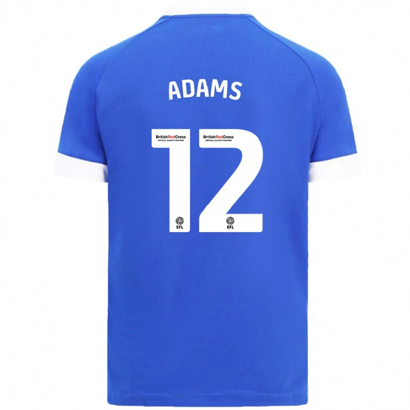 Danxen Dámské Kelly Adams #12 Nebesky Modrá Domů Hráčské Dresy 2024/25 Dres